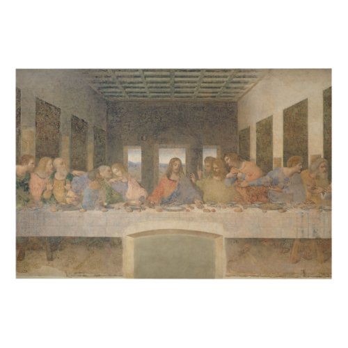 The Last Supper 1495_97 fresco Wood Wall Art