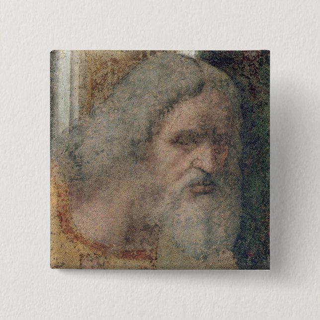 The Last Supper, 1495-97 Pinback Button (Front)