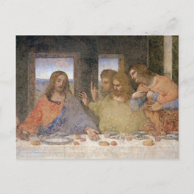 The Last Supper, 1495-97 Postcard (Front)
