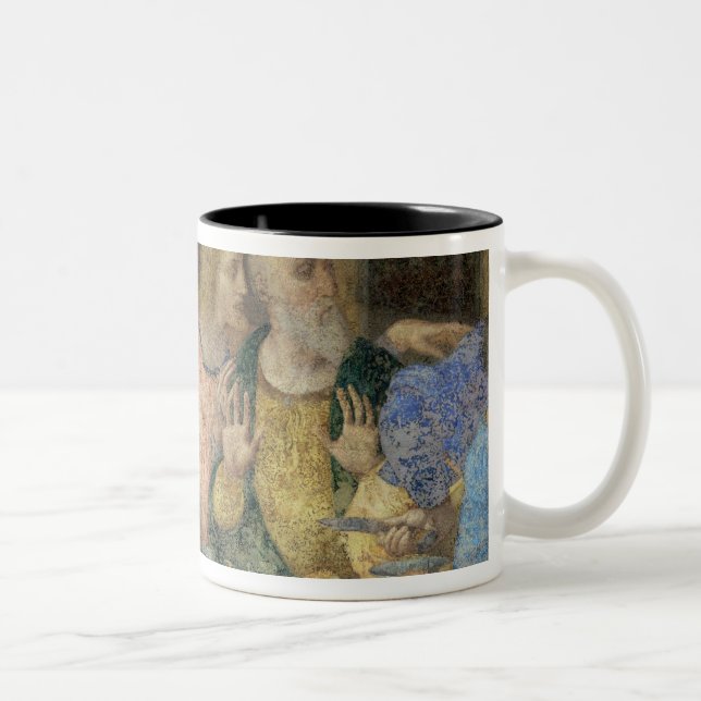 The Last Supper, 1495-97 Two-Tone Coffee Mug (Right)