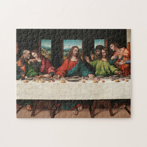 The Last Supper 1515_1520 by Giampietrino Jigsaw Puzzle