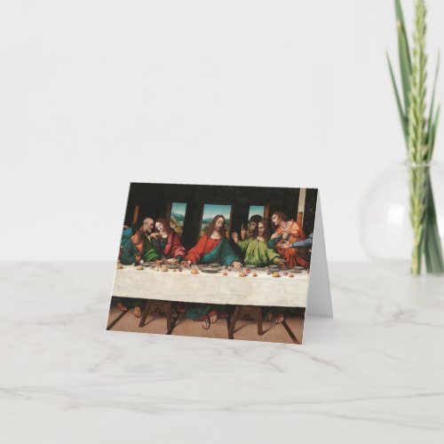 The Last Supper 1515_1520 by Giampietrino Thank You Card