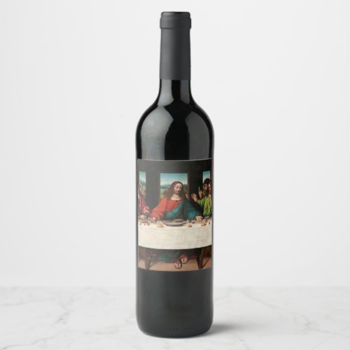 The Last Supper 1515_1520 by Giampietrino Wine Label