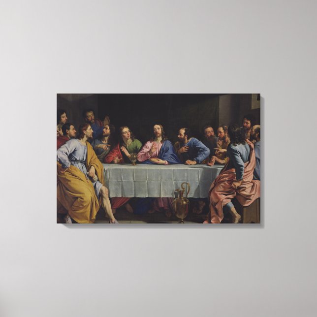 The Last Supper, 1648 Canvas Print (Front)