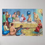 The Last Supper 2026 Calendar Poster