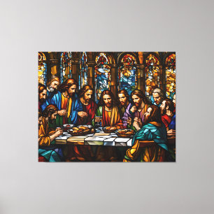 The Last Supper: A Masterpiece of Faith Canvas Print