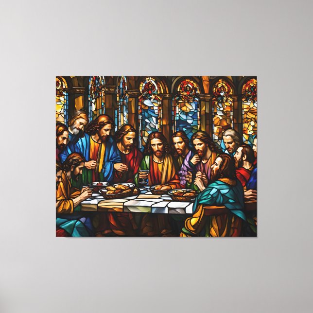 The Last Supper: A Masterpiece of Faith Canvas Print (Front)