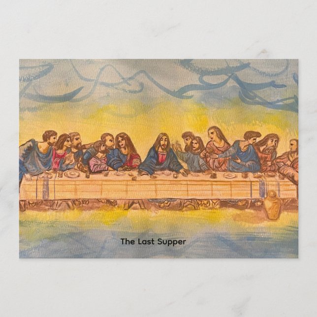 The Last Supper- Artwork Invitation (Front)