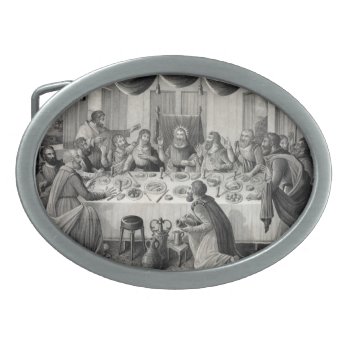 The Last Supper Belt Buckle by vintageworks at Zazzle
