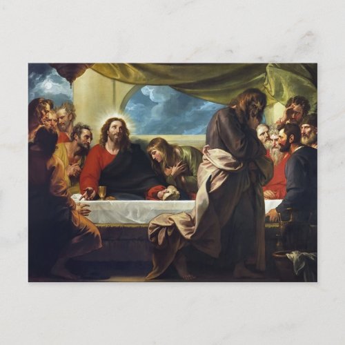 The Last Supper by Benjamin West Postcard