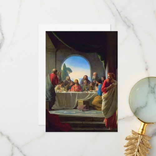 The Last Supper by Carl Bloch Thank You Card