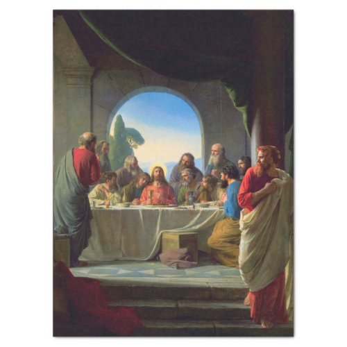 The Last Supper by Carl Bloch Tissue Paper