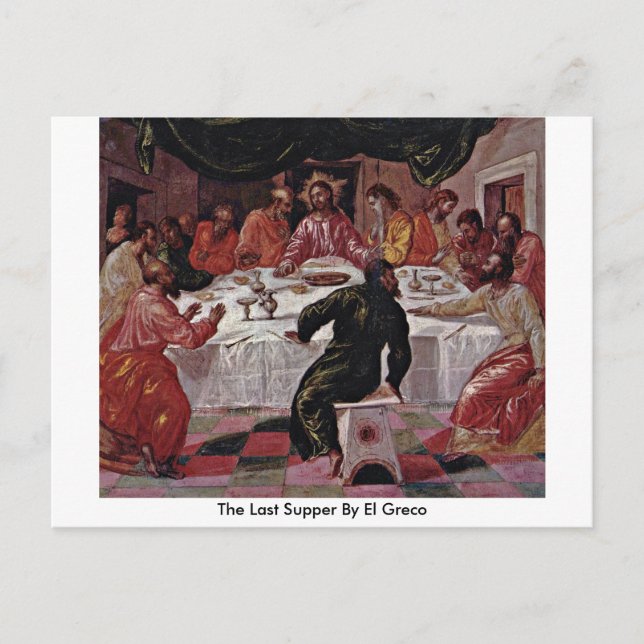 The Last Supper By El Greco Postcard (Front)