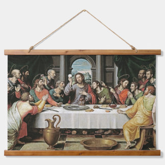 The Last Supper by Juan de Juanes Hanging Tapestry