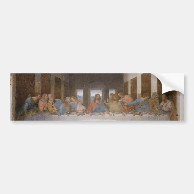 The Last Supper by Leonardo Da Vinci Bumper Sticker | Zazzle