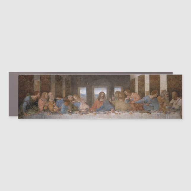 The Last Supper by Leonardo Da Vinci Car Magnet (Front)