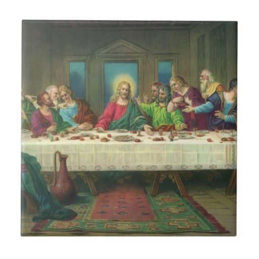 The Last Supper by Leonardo da Vinci Ceramic Tile | Zazzle