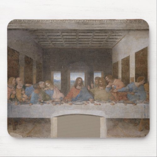 The Last Supper by Leonardo da Vinci Mouse Pad