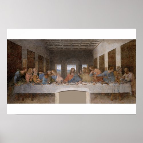 The Last Supper by Leonardo Da Vinci Poster