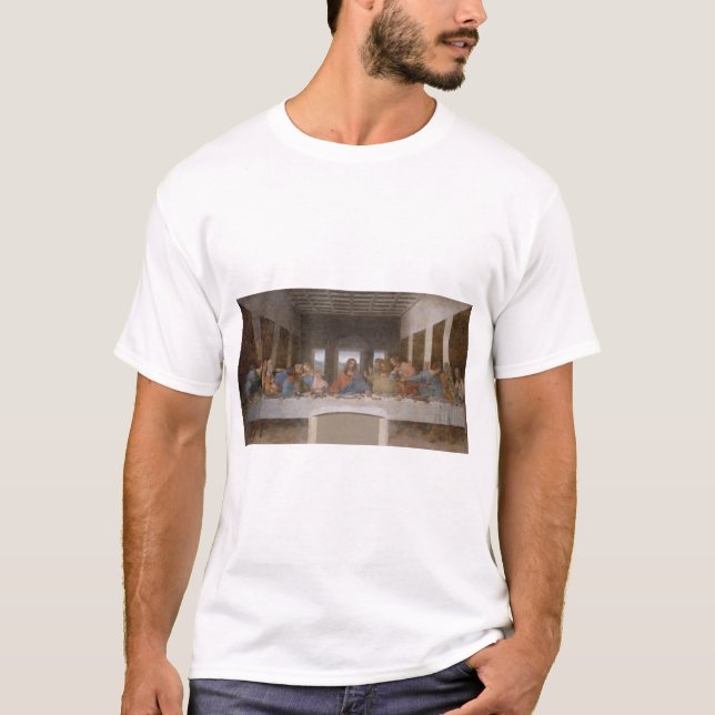 The Last Supper by Leonardo Da Vinci T-Shirt (Front)