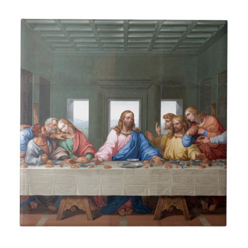 The Last Supper by Leonardo da Vinci Tile