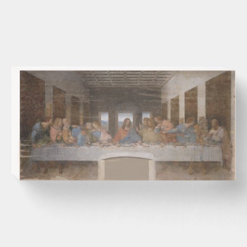 The Last Supper by Leonardo da Vinci Wooden Box Sign