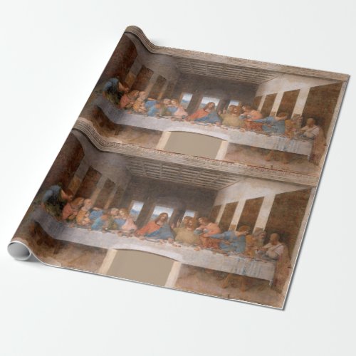 The Last Supper by Leonardo Da Vinci Wrapping Paper