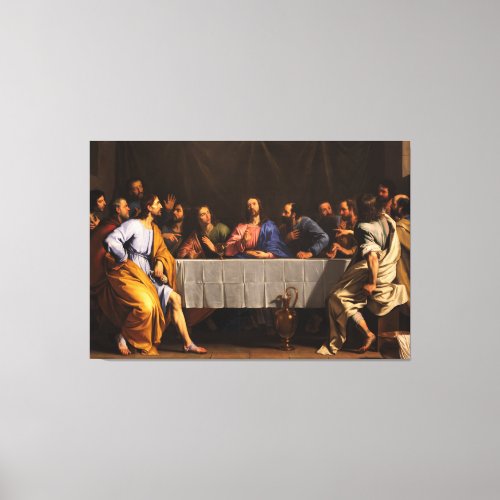 The Last Supper by Philippe de Champaigne 1648 Canvas Print