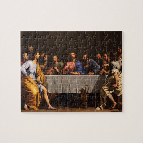 The Last Supper by Philippe de Champaigne 1648 Jigsaw Puzzle
