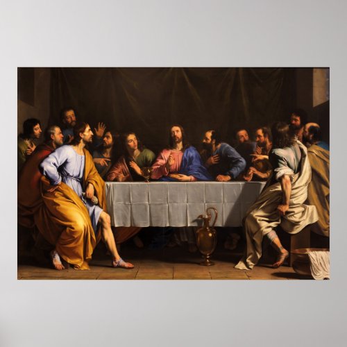 The Last Supper by Philippe de Champaigne 1648 Poster