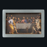 The Last Supper by Philippe de Champaigne (1648) Rectangular Belt Buckle<br><div class="desc">The Last Supper by Philippe de Champaigne (1648)</div>
