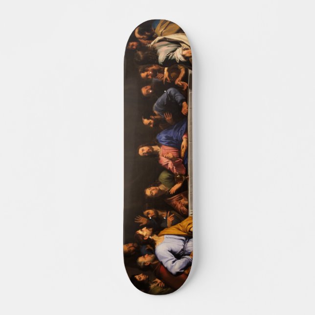 The Last Supper by Philippe de Champaigne (1648) Skateboard Deck (Front)