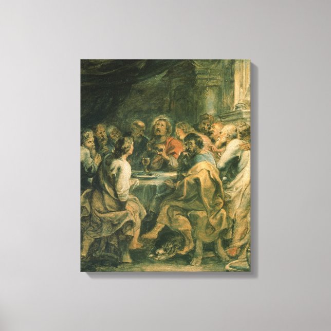 The Last Supper, c.1630-31 Canvas Print (Front)
