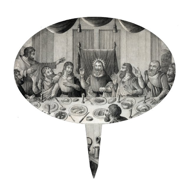 The Last Supper Cake Topper (Front)