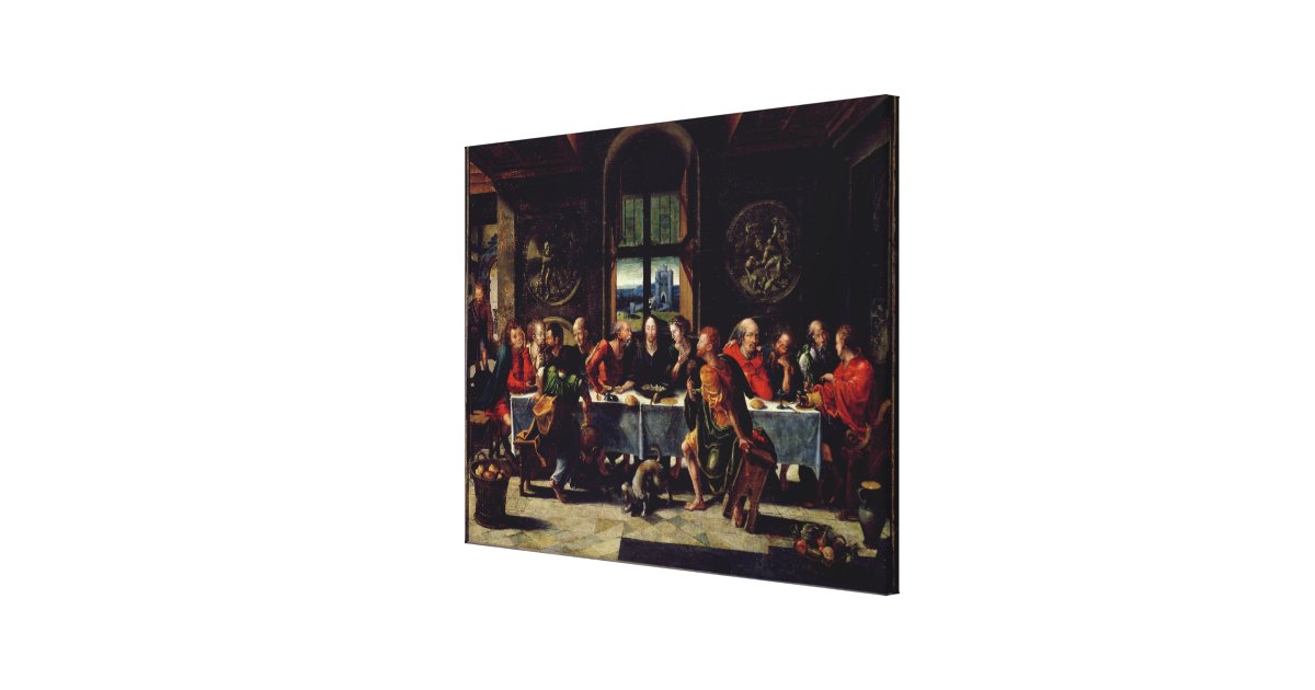 The Last Supper Canvas Print Zazzle Com