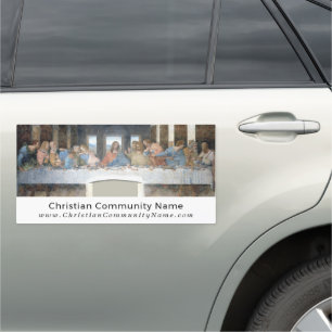 The Last Supper, Christianity, Religious Car Magnet
