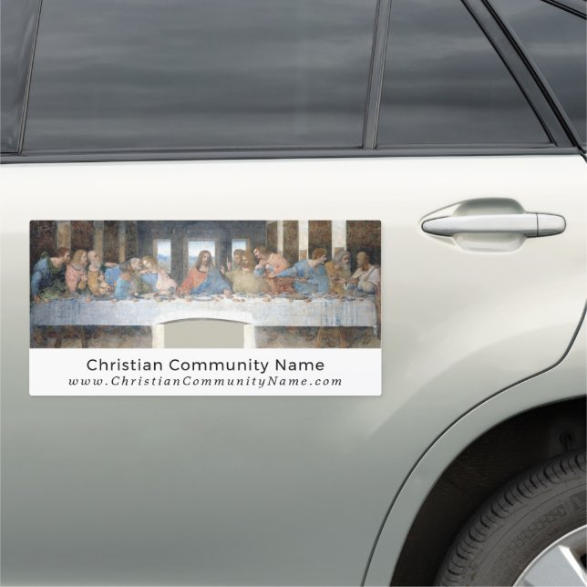 The Last Supper, Christianity, Religious Car Magnet (In Situ)