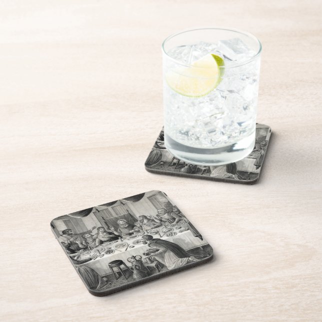 "The Last Supper" cork coaster (Right Side)