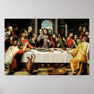 The Last Supper Eucharist - La Ultima Cena Poster