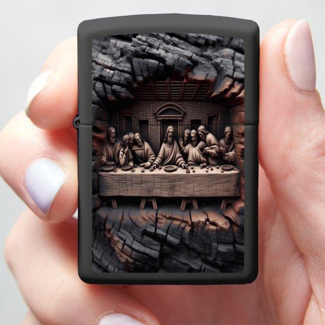 The Last Supper: Faith and Sacrifice Zippo Lighter (In Hand)