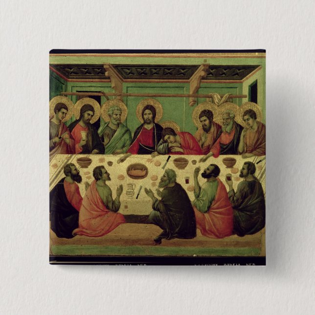 The Last Supper, from the Passion Altarpiece Button (Front)