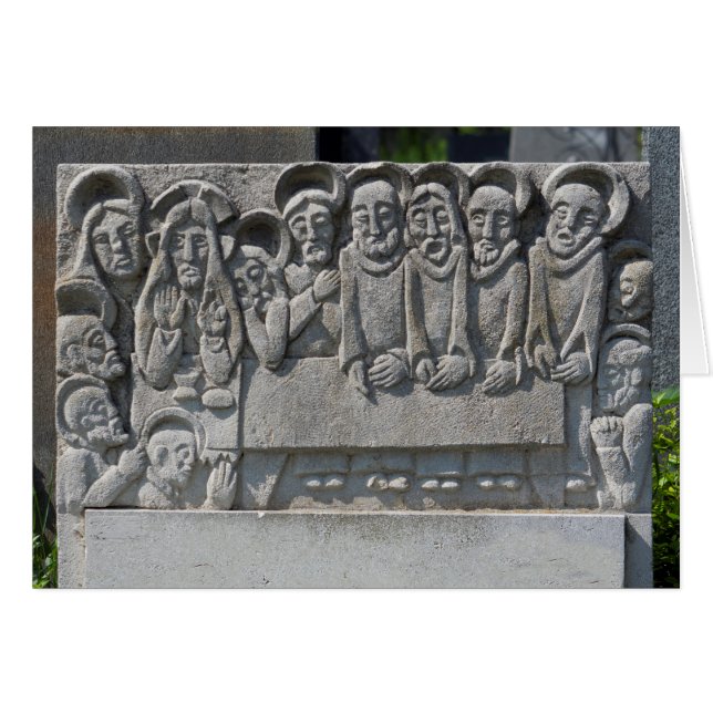The Last Supper Gravestone Cards (Front Horizontal)