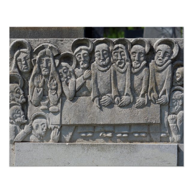 The Last Supper Gravestone Poster (Front)