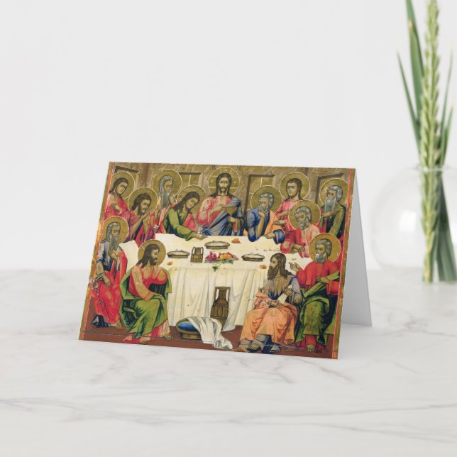 The Last Supper Holiday Card (Front)