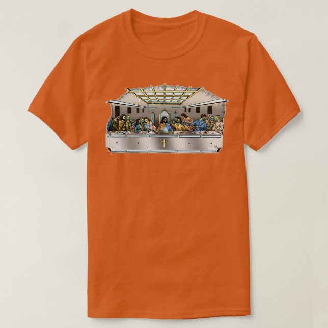 The Last Supper In Space T-Shirt (Design Front)