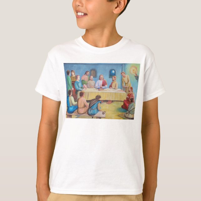 The Last Supper: Jesus and the Disciples T-Shirt (Front)