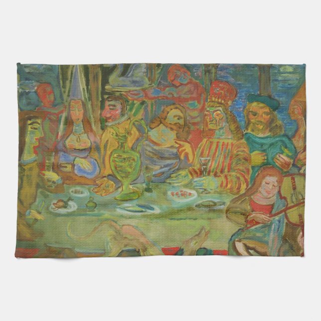 the last supper kitchen towel (Horizontal)