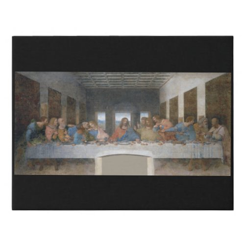 The Last Supper Leonardo da Vinci 1495_1498 Faux Canvas Print
