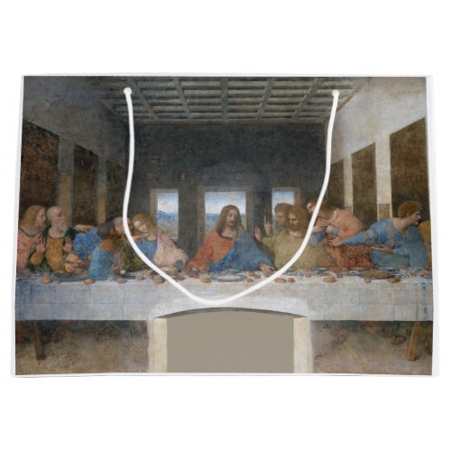 The Last Supper Leonardo da Vinci 1495_1498 Large Gift Bag