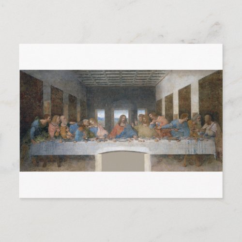 The Last Supper Leonardo da Vinci 1495_1498 Postcard